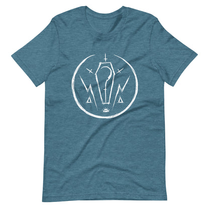 Moon Thunder Death - Men's t-shirt - Heather Deep Teal Front