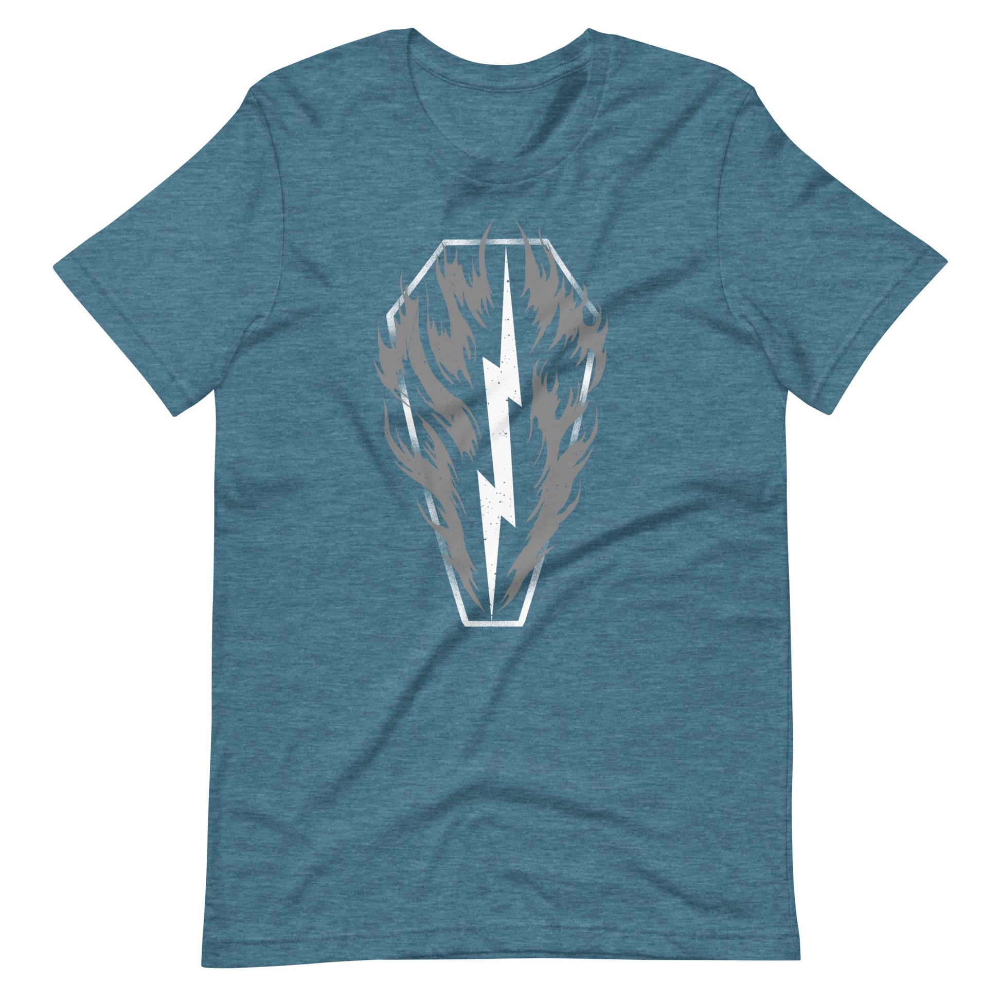 Thunder - Men's t-shirt - Heather Deep Teal Front