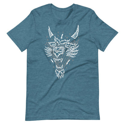 Violent - Men's t-shirt - Heather Deep Teal Front