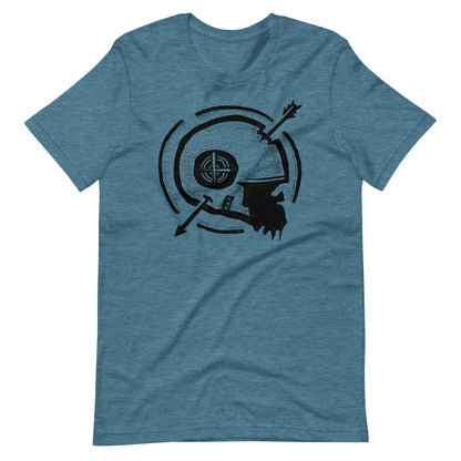 Dead Arrow Black - Men's t-shirt - Heather Deep Teal Front