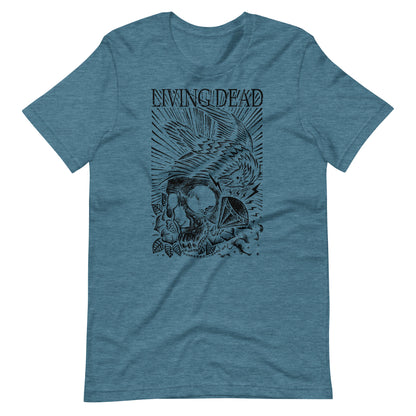 Living Dead Diamond Black - Men's t-shirt - Heather Deep Teal Front