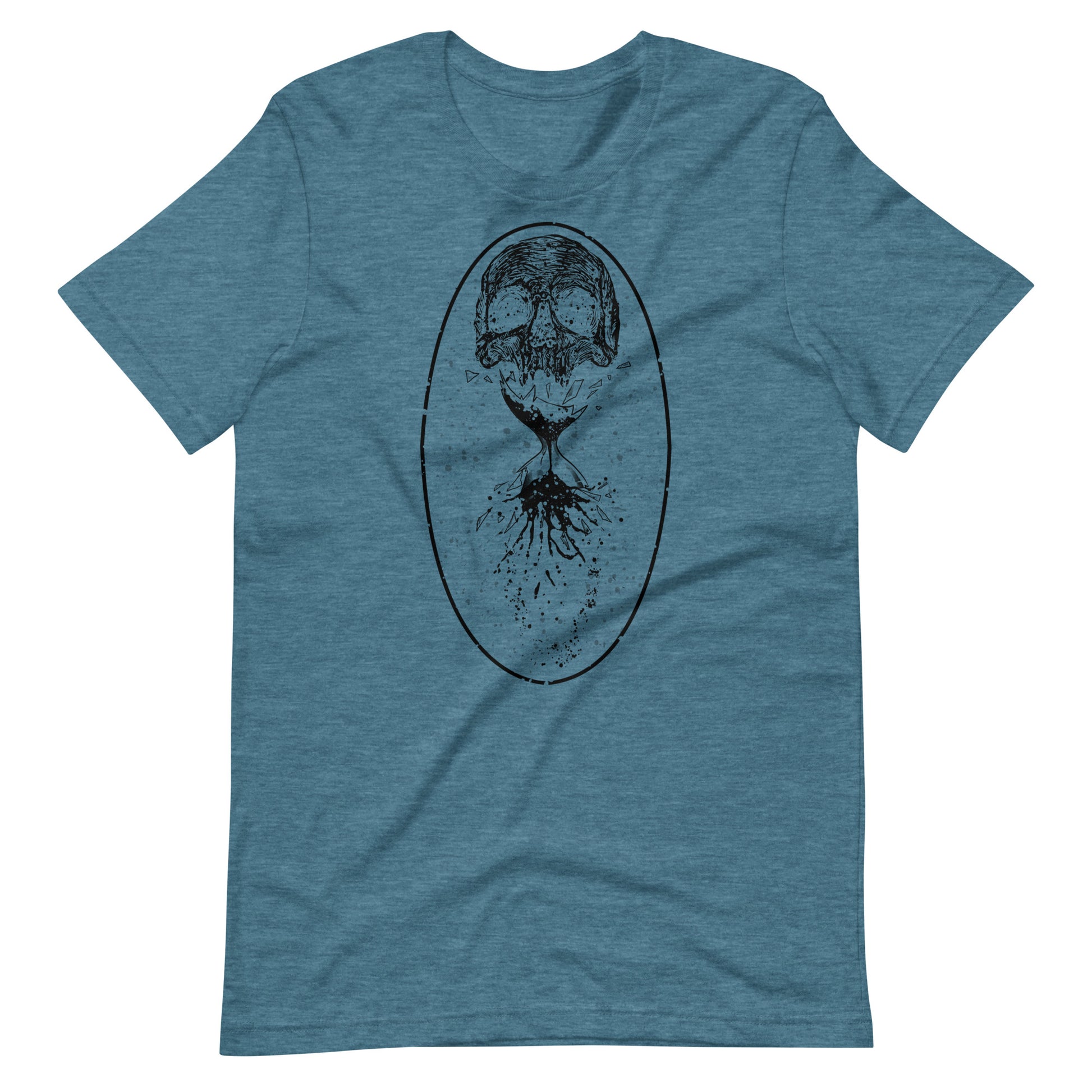 Destruction Black - Men's t-shirt - Heather Deep Teal Front