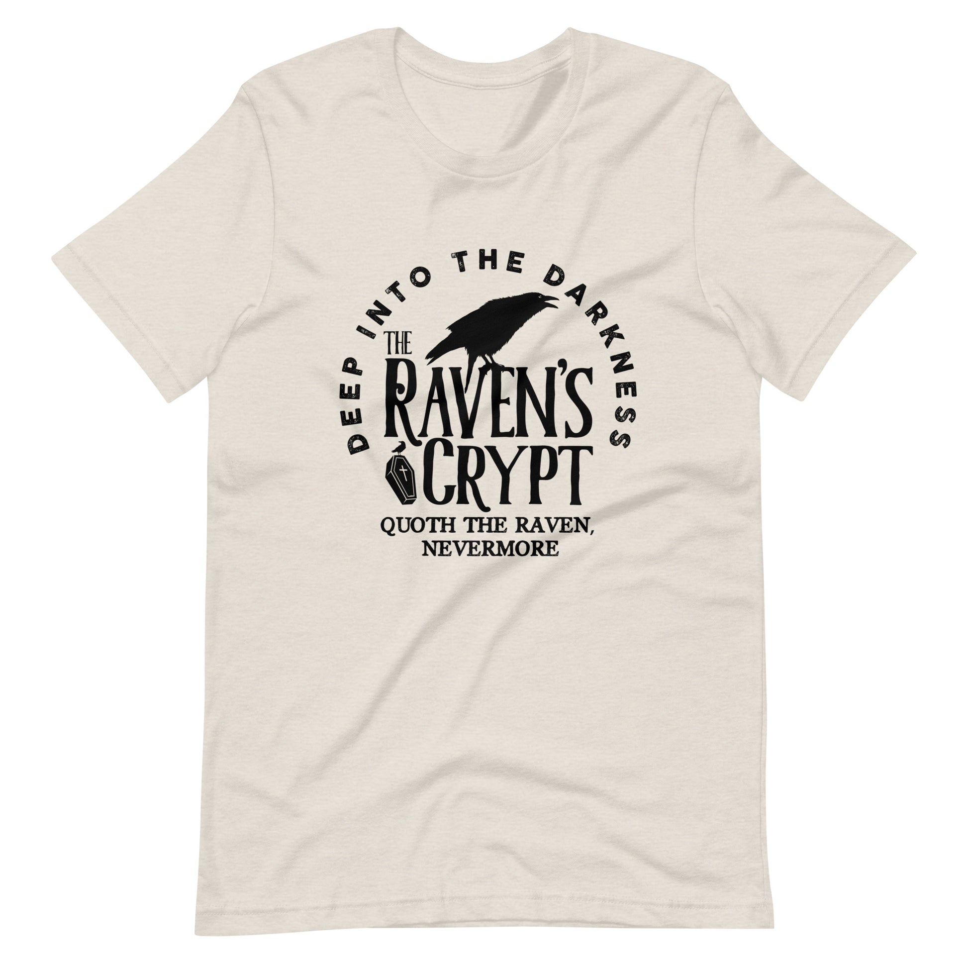Deep Into the Darkness The Raven's Crypt - Men's t-shirt - Heather Dust Front