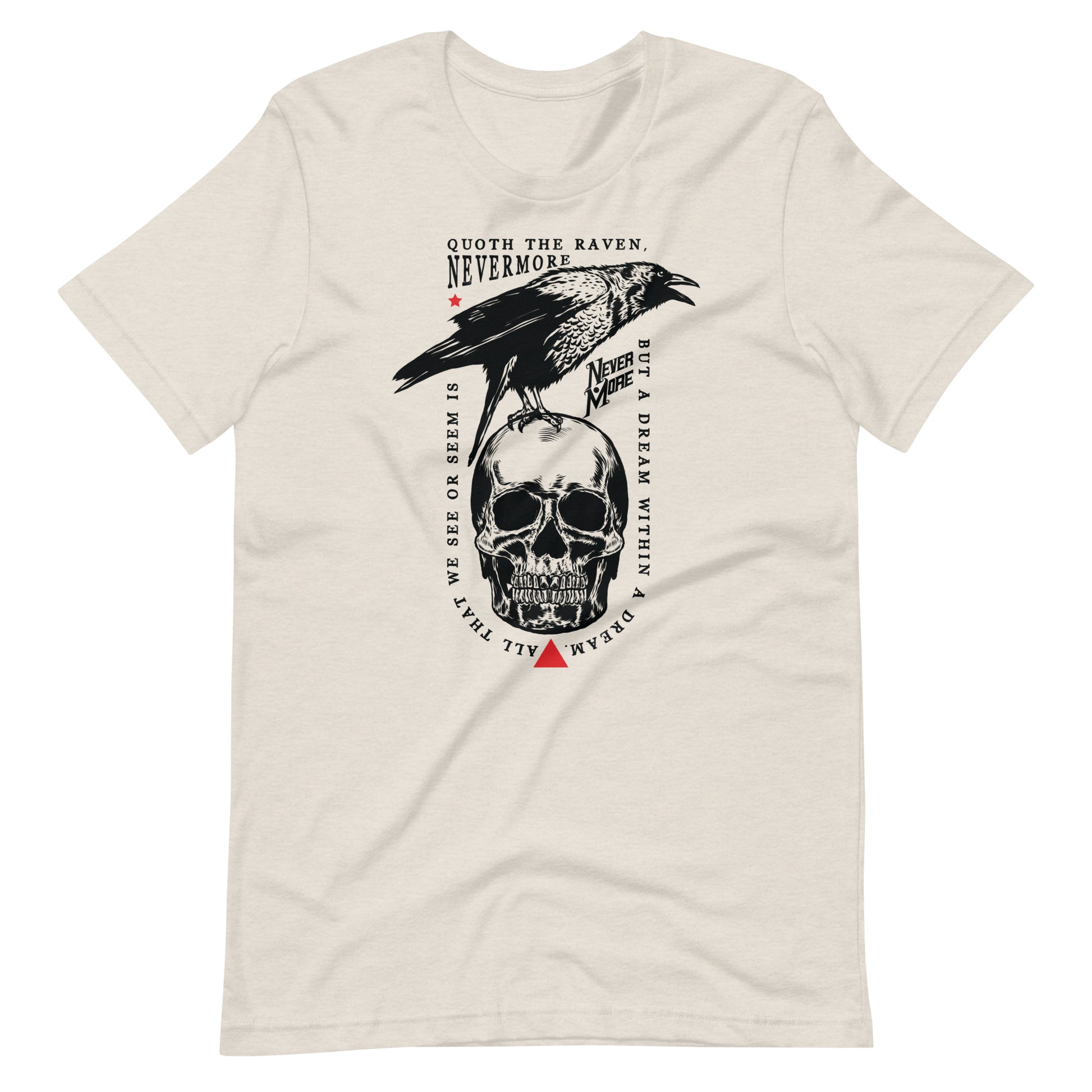 Quoth the Raven - Men's t-shirt - Heather Dust Front