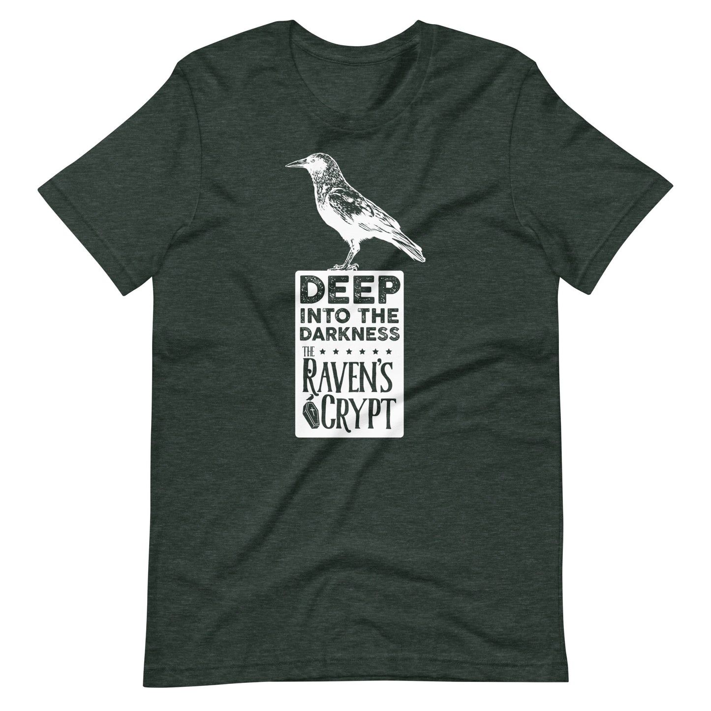 Deep Into the Darkness Crypt 2 - Men's t-shirt - Heather Forest Front