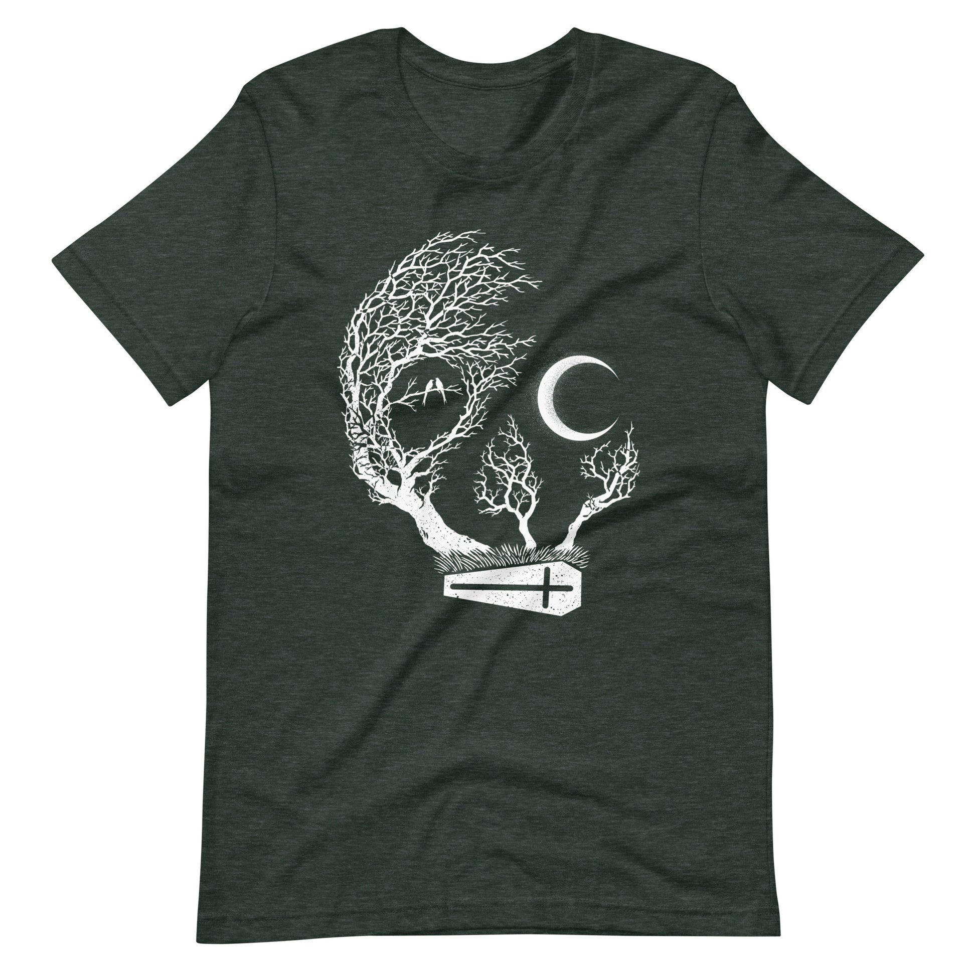 Friday Night Death - Men's t-shirt - Heather Forest Front