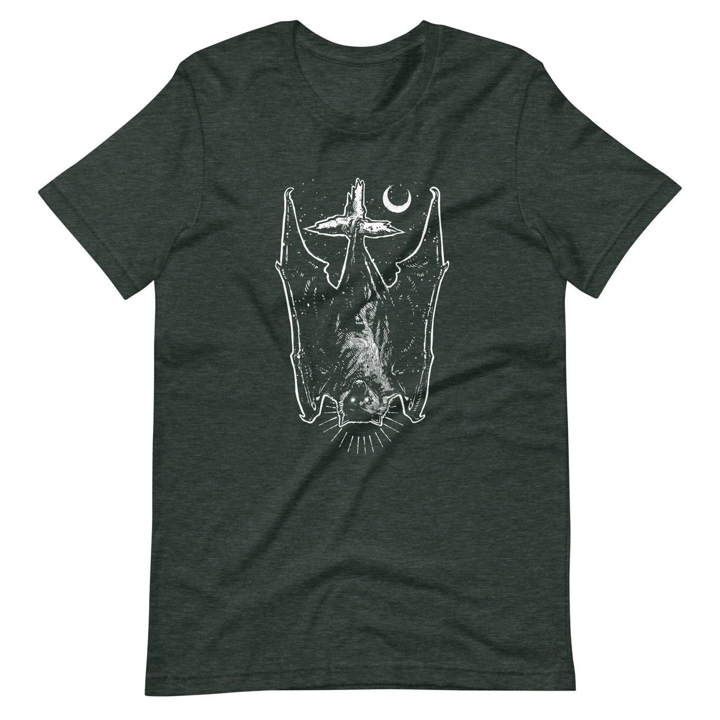 Bat - Men's t-shirt - Heather Forest Front