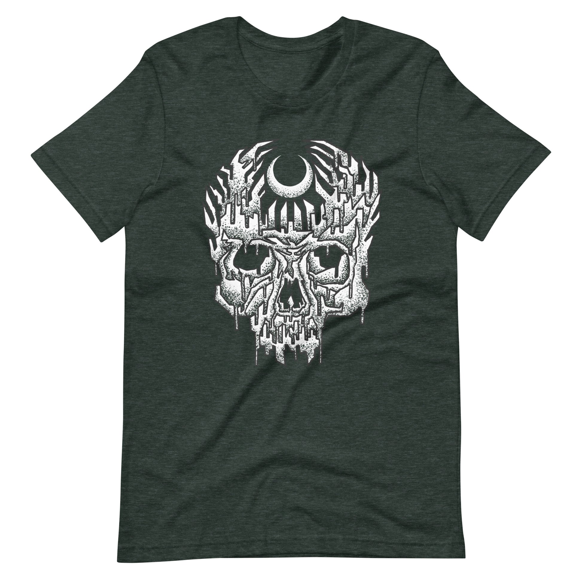 Dark of the Moon - Men's t-shirt - Heather Forest Front