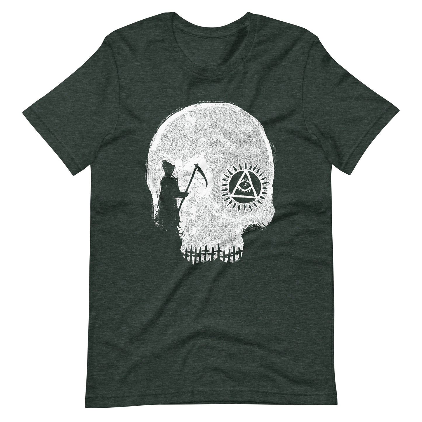 Death Row - Men's t-shirt - Heather Forest Front
