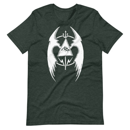 Fly 3 White - Men's t-shirt - Heather Forest Front