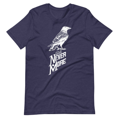 Quoth the Raven Nevermore - Men's t-shirt - Heather Midnight Navy Front
