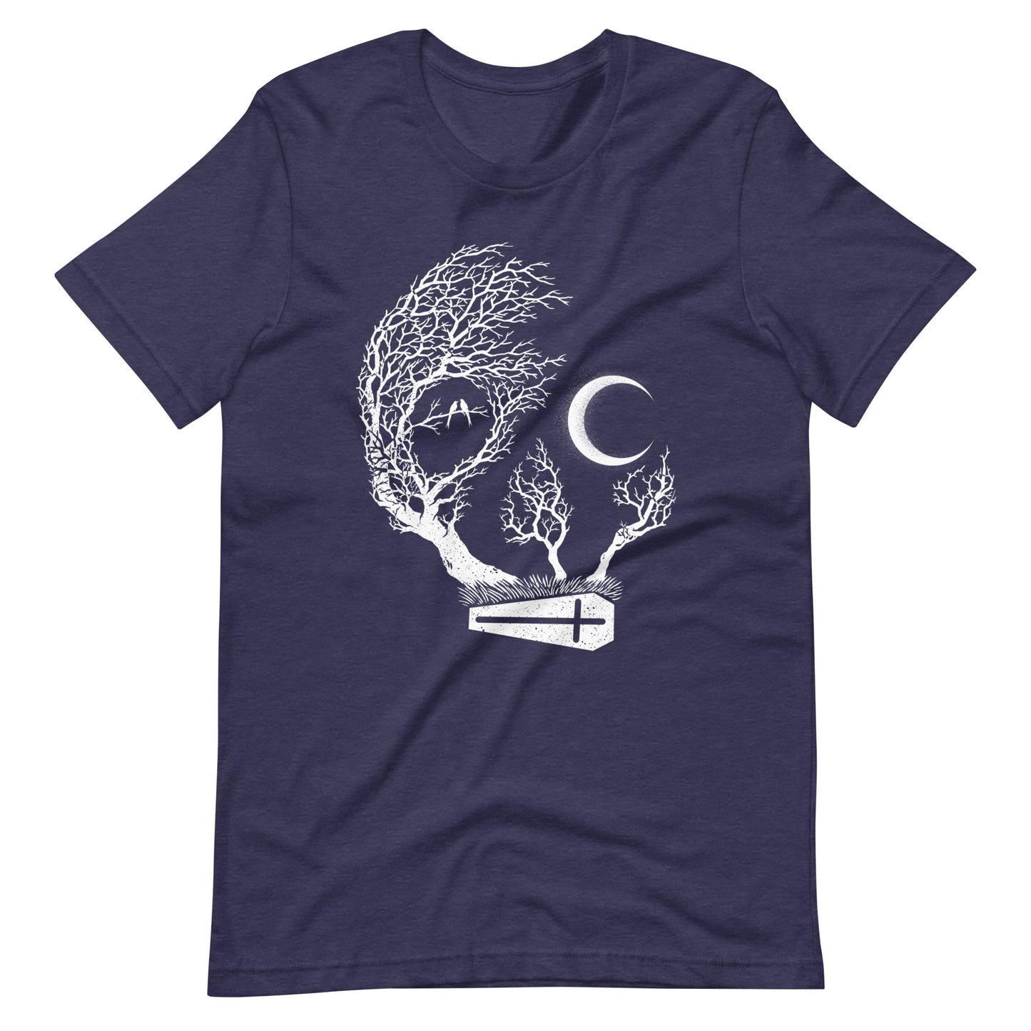 Friday Night Death - Men's t-shirt - Heather Midnight Navy Front
