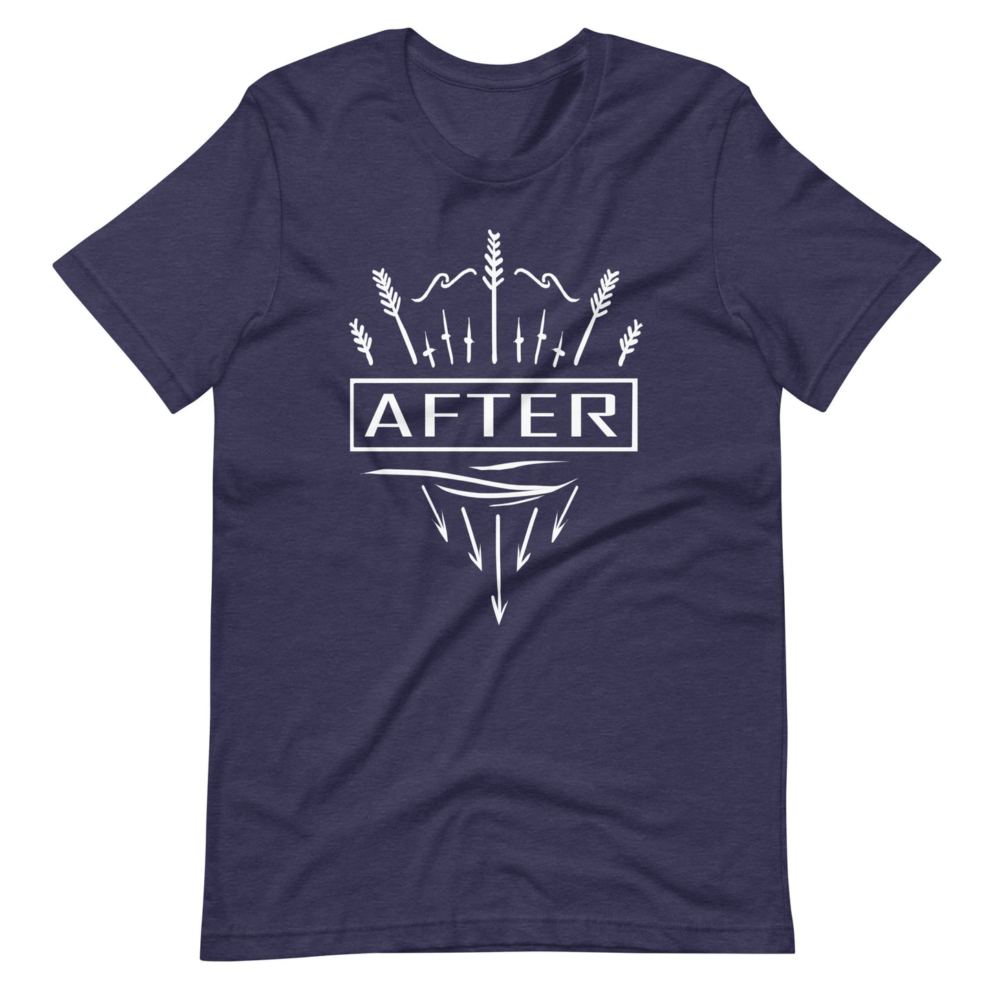 After - Men's t-shirt - Heather Midnight Navy Front