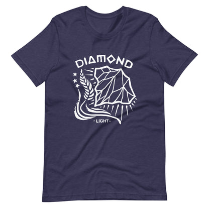 Diamond Light - Men's t-shirt - Heather Midnight Navy Front