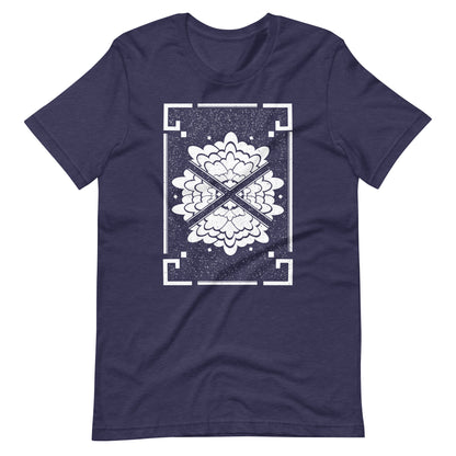 Flower - Men's t-shirt - Heather Midnight Navy Front