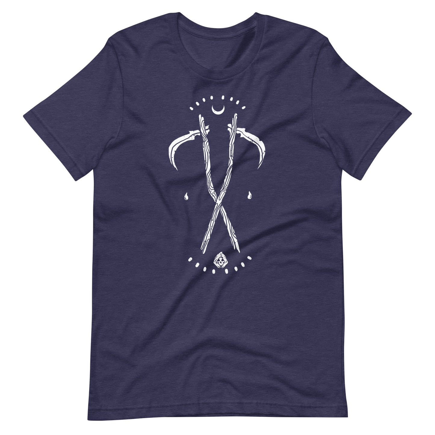 Grim - Men's t-shirt - Heather Midnight Navy Front