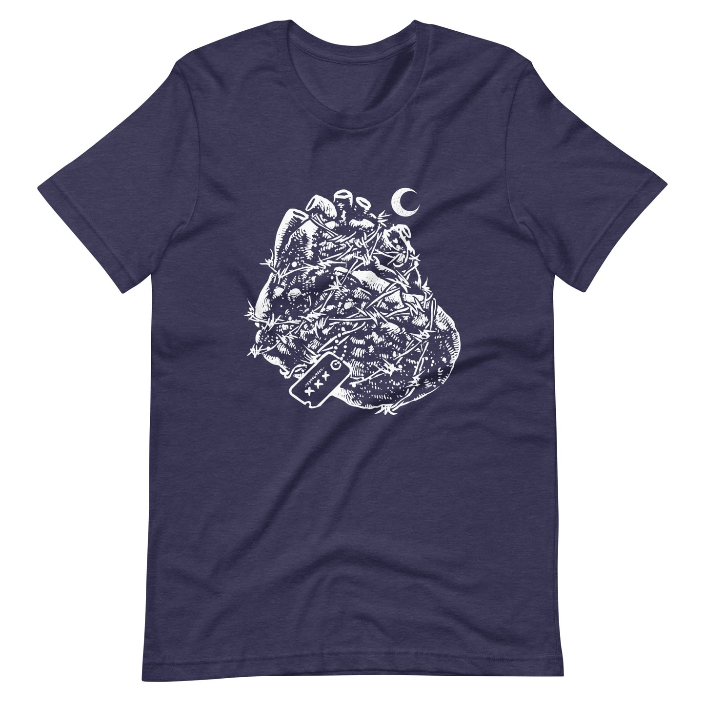 Heart Heroes - Men's t-shirt - Heather Midnight Navy Front