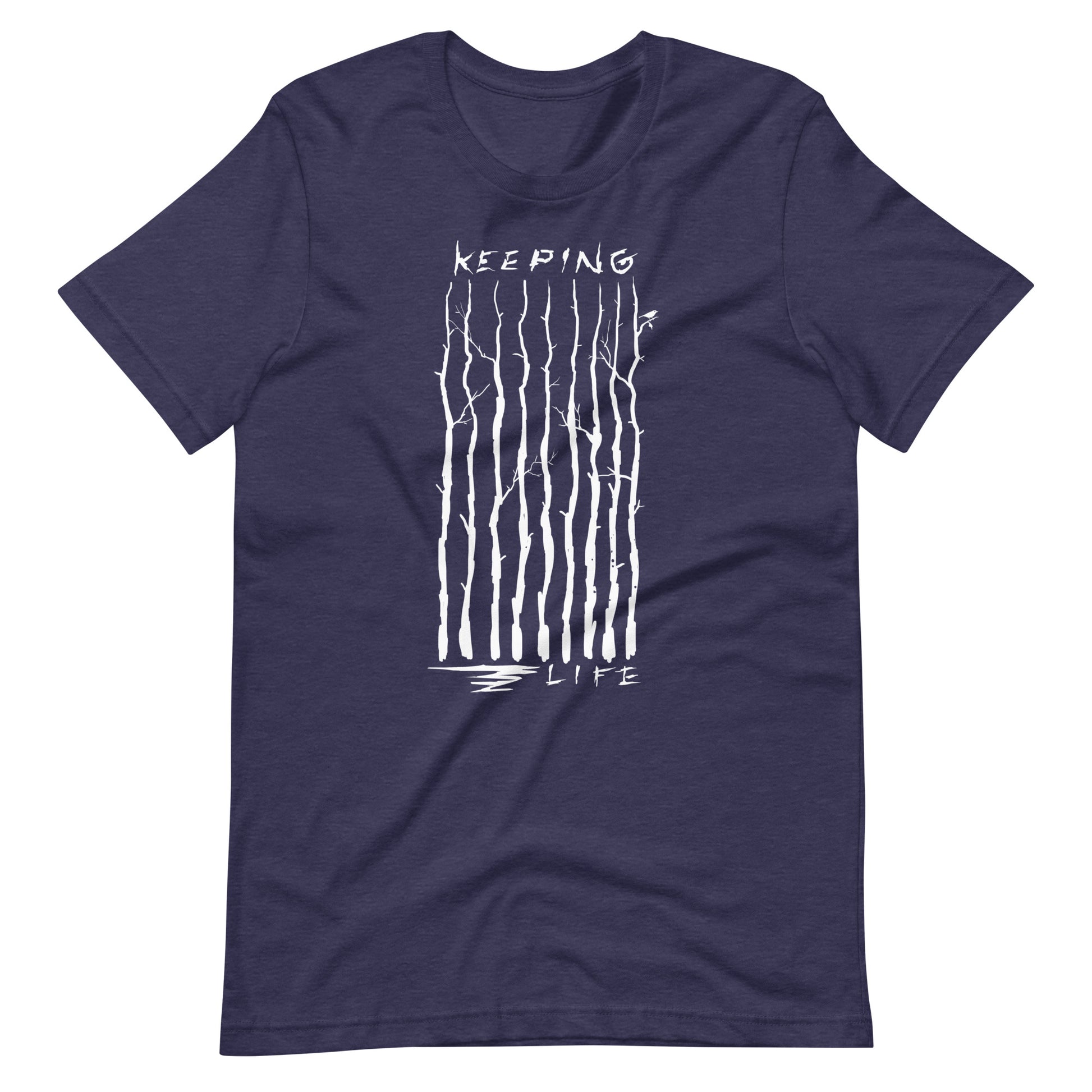 Keeping Lift - Men's t-shirt - Heather Midnight Navy Front