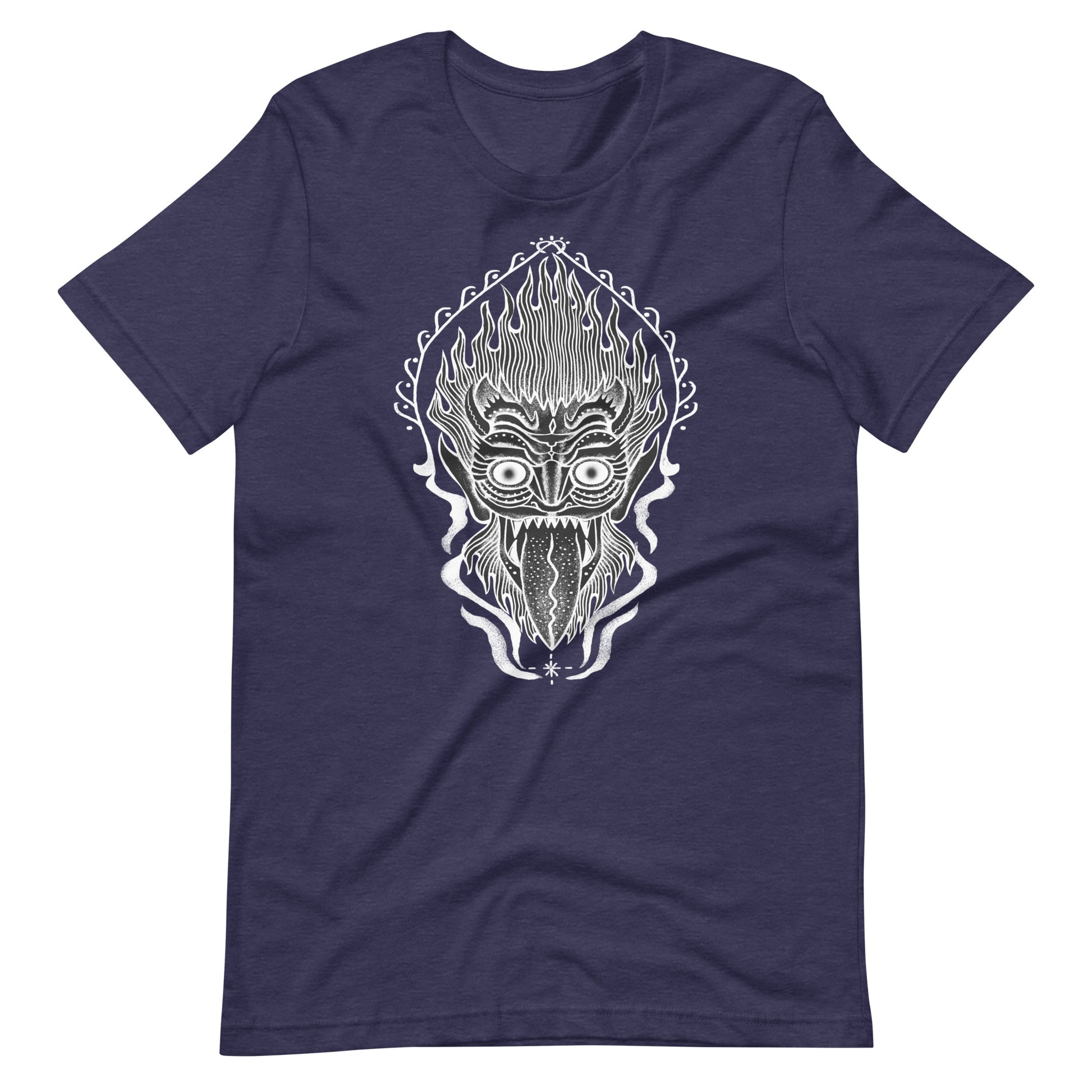King of Fire - Men's t-shirt - Heather Midnight Navy Front
