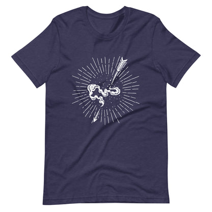 Skull Triangle - Men's t-shirt - Heather Midnight Navy Front