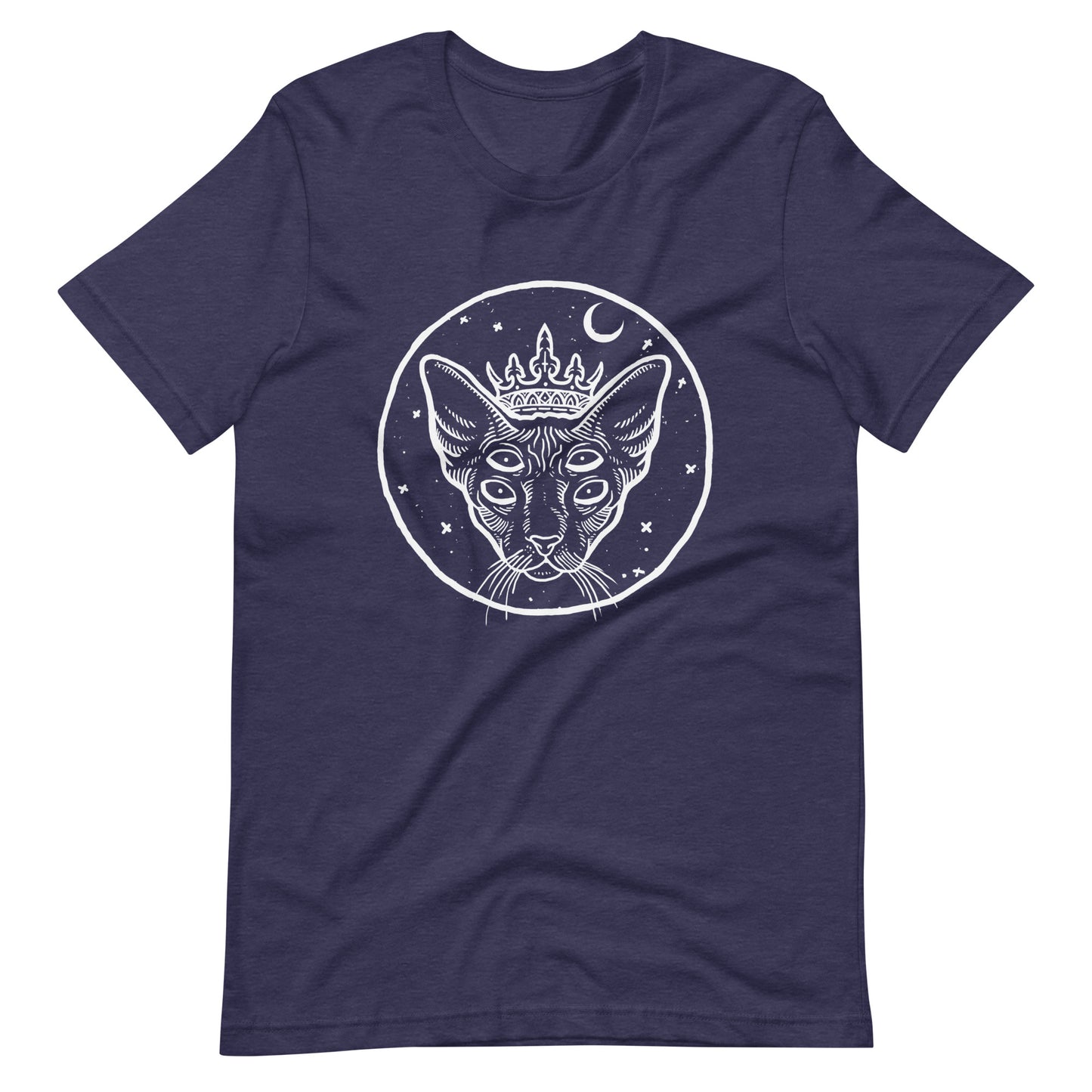 The Ruler - Men's t-shirt - Heather Midnight Navy Front