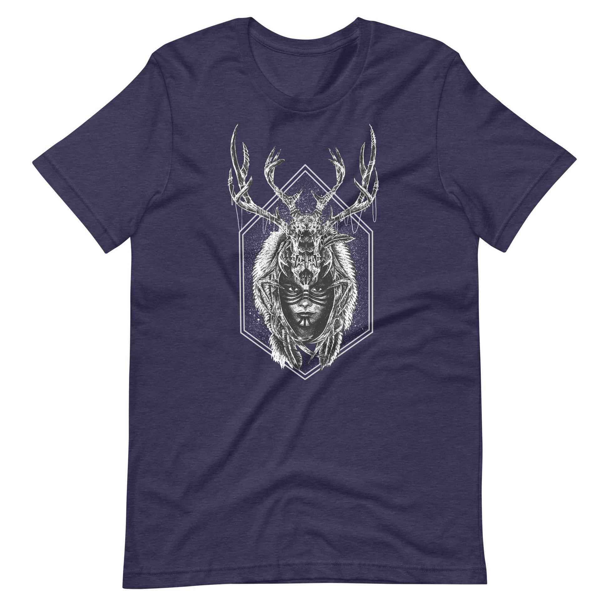 The Ruler - Men's t-shirt - Heather Midnight Navy Front