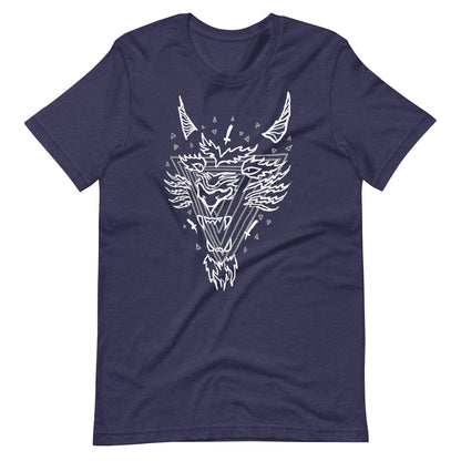 Violent - Men's t-shirt - Heather Midnight Navy Front