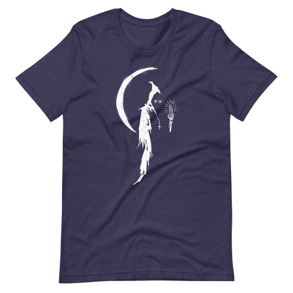 Wisdom - Men's t-shirt - Heather Midnight Navy Front