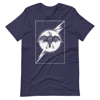 Night Thunder White - Men's t-shirt - Heather Midnight Navy Front