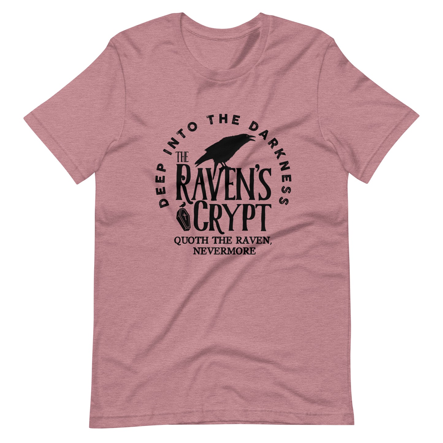 Deep Into the Darkness The Raven's Crypt - Men's t-shirt - Heather Orchid Front