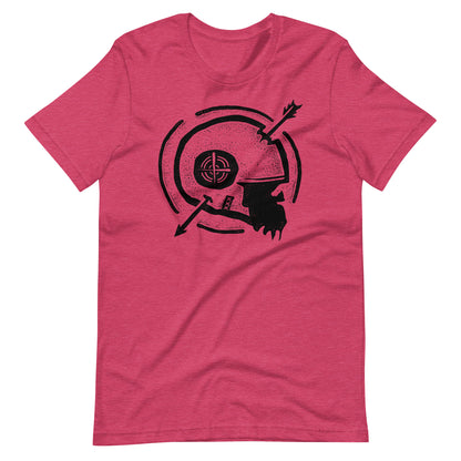 Dead Arrow Black - Men's t-shirt - Heather Raspberry Front