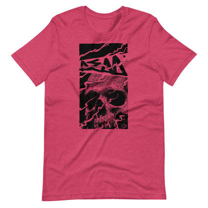 Skull Dead Black - Men's t-shirt - Heather Raspberry Front