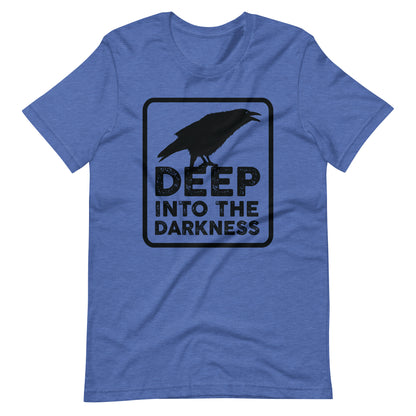 Raven Deep Into the Darkness - Men's t-shirt - Heather True Royal Front