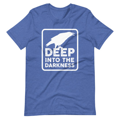Raven Deep Into the Darkness - Men's t-shirt - Heather True Royal Front