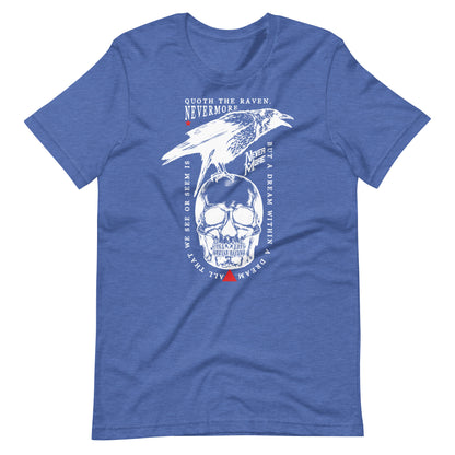 Quoth the Raven - Men's t-shirt - Heather True Royal Front