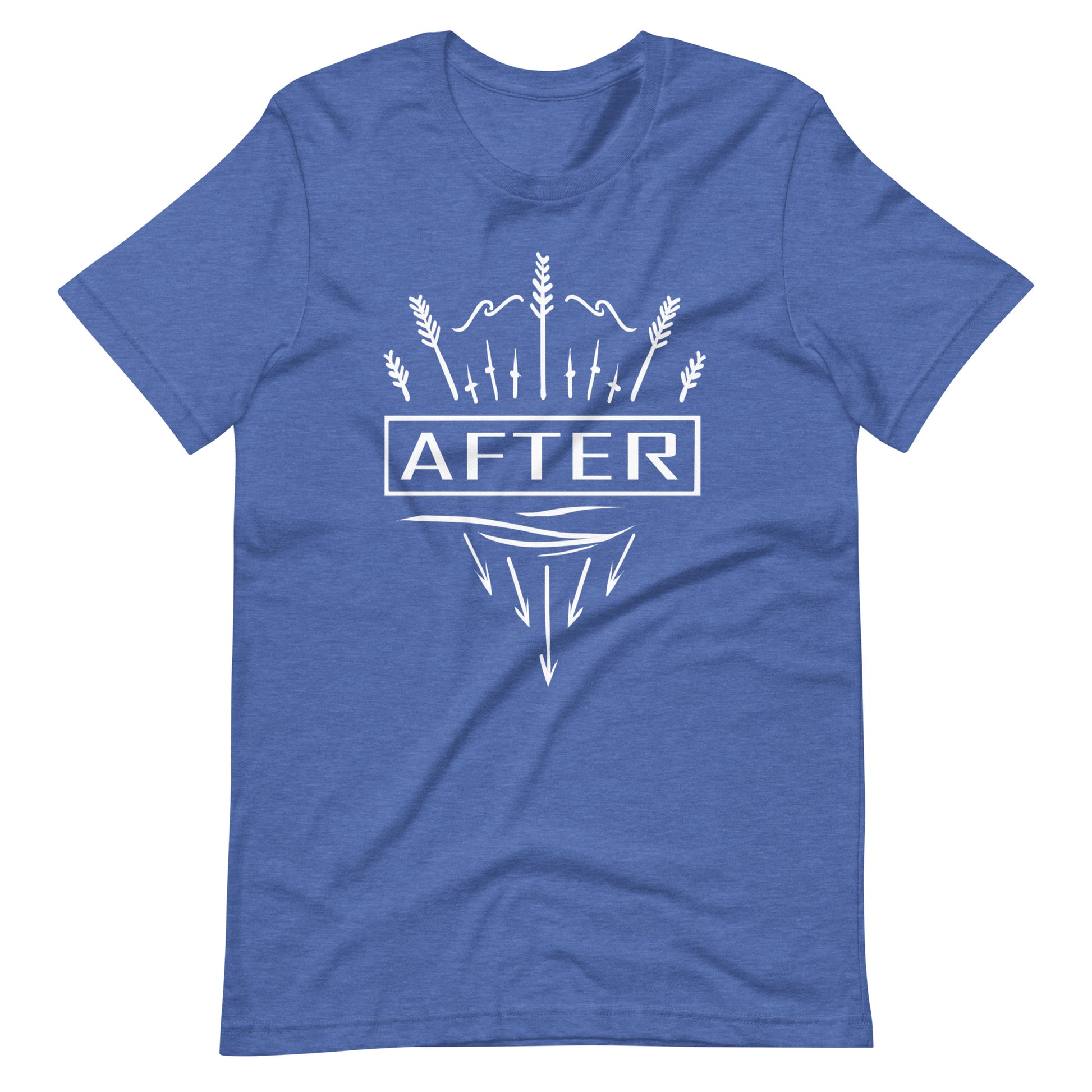 After - Men's t-shirt - Heather True Royal Front