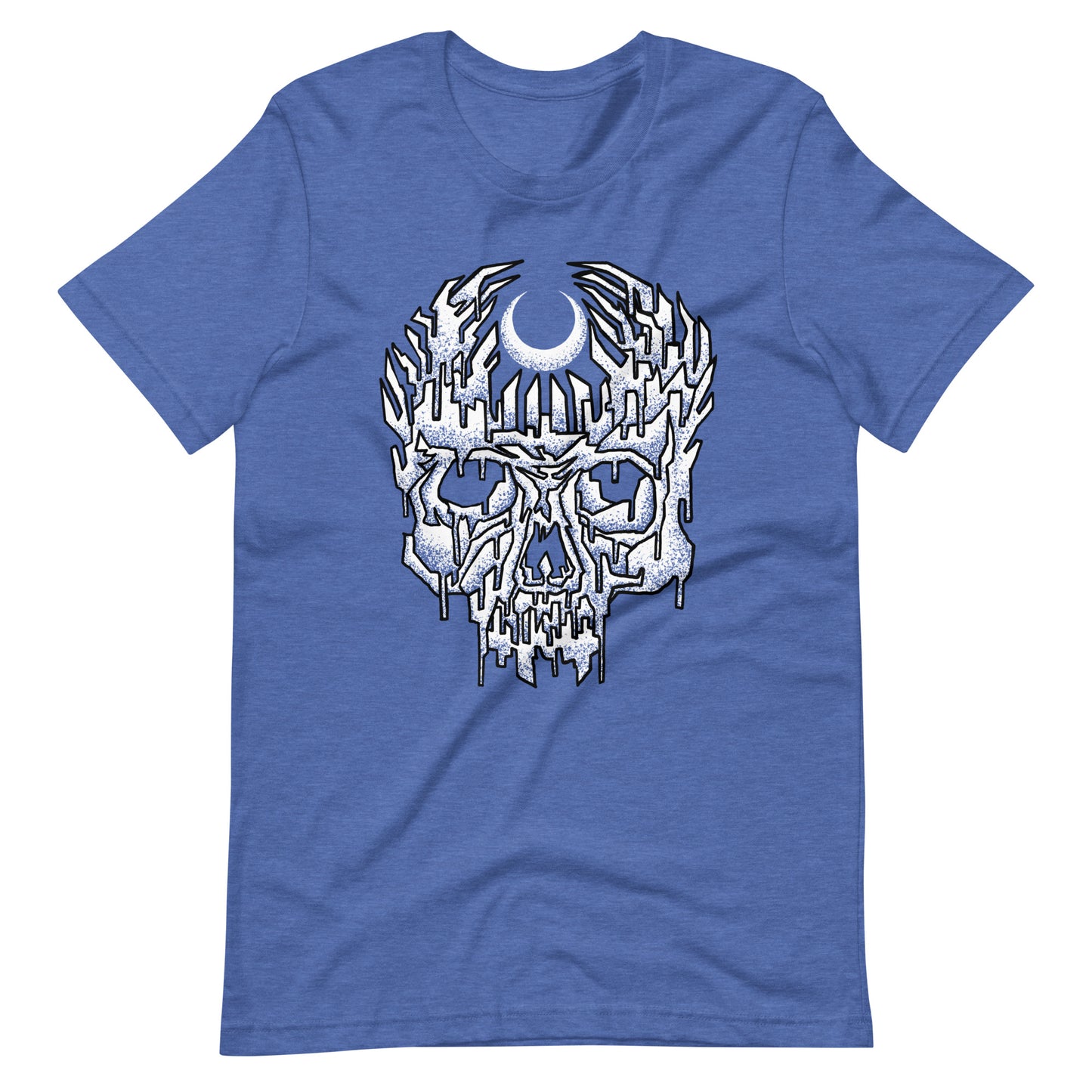 Dark of the Moon - Men's t-shirt - Heather True Royal Front
