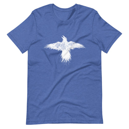 Flying Crow - Men's t-shirt - Heather True Royal Front