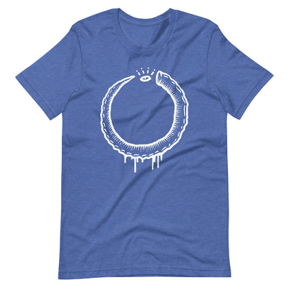 Horns - Men's t-shirt - Heather True Royal Front