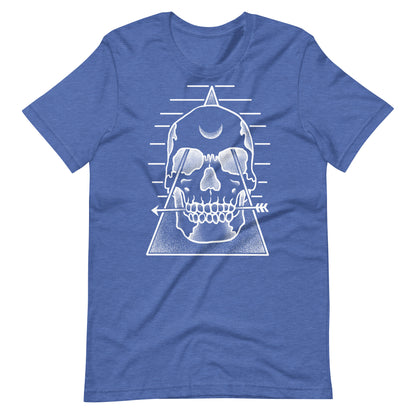Skull Pyramid - Men's t-shirt - Heather True Royal Front