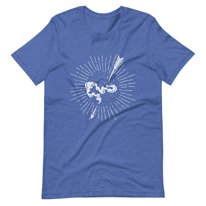 Skull Triangle - Men's t-shirt - Heather True Royal Front