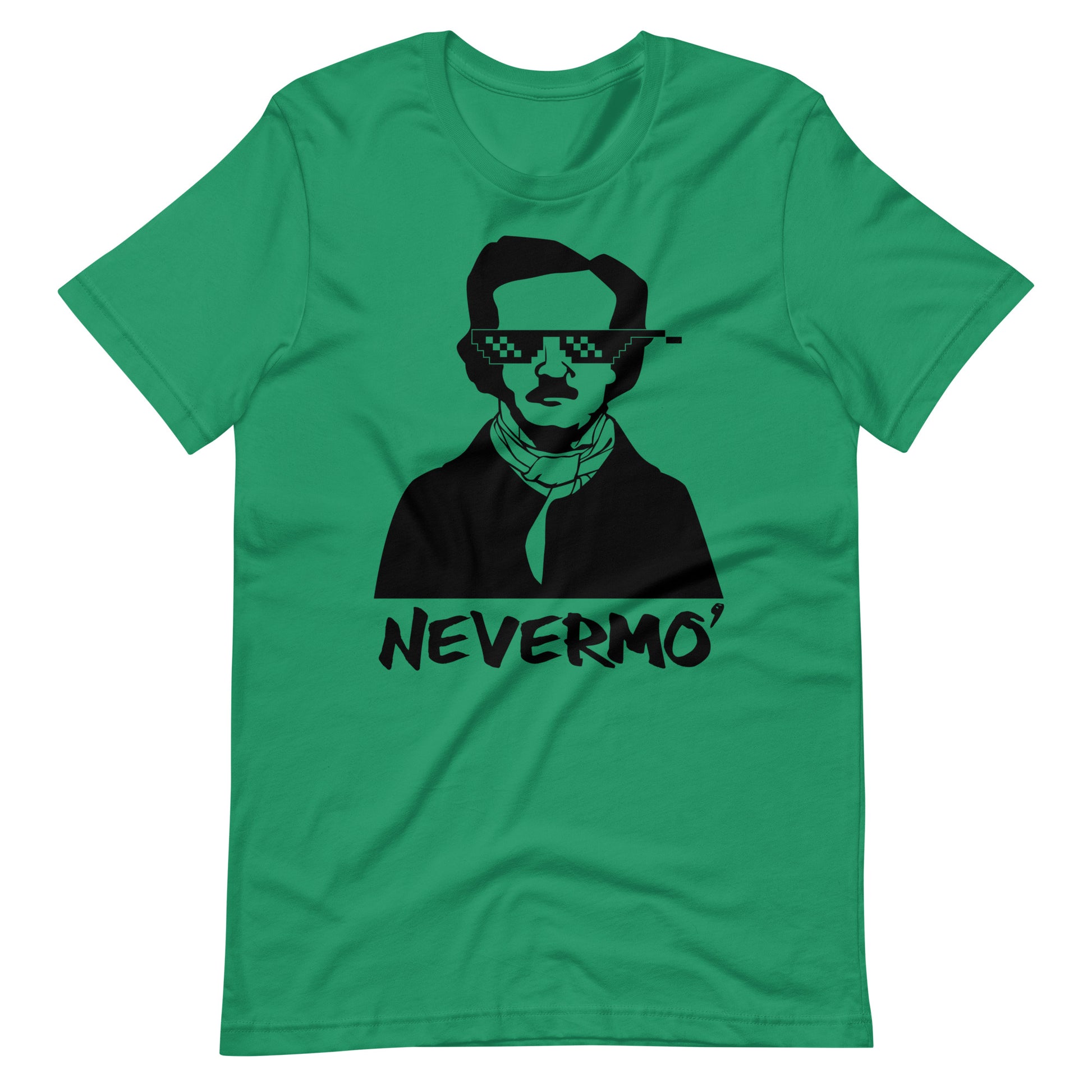 Men's Edgar Allan Poe "The Nevermo" T-Shirt - Kelly Front