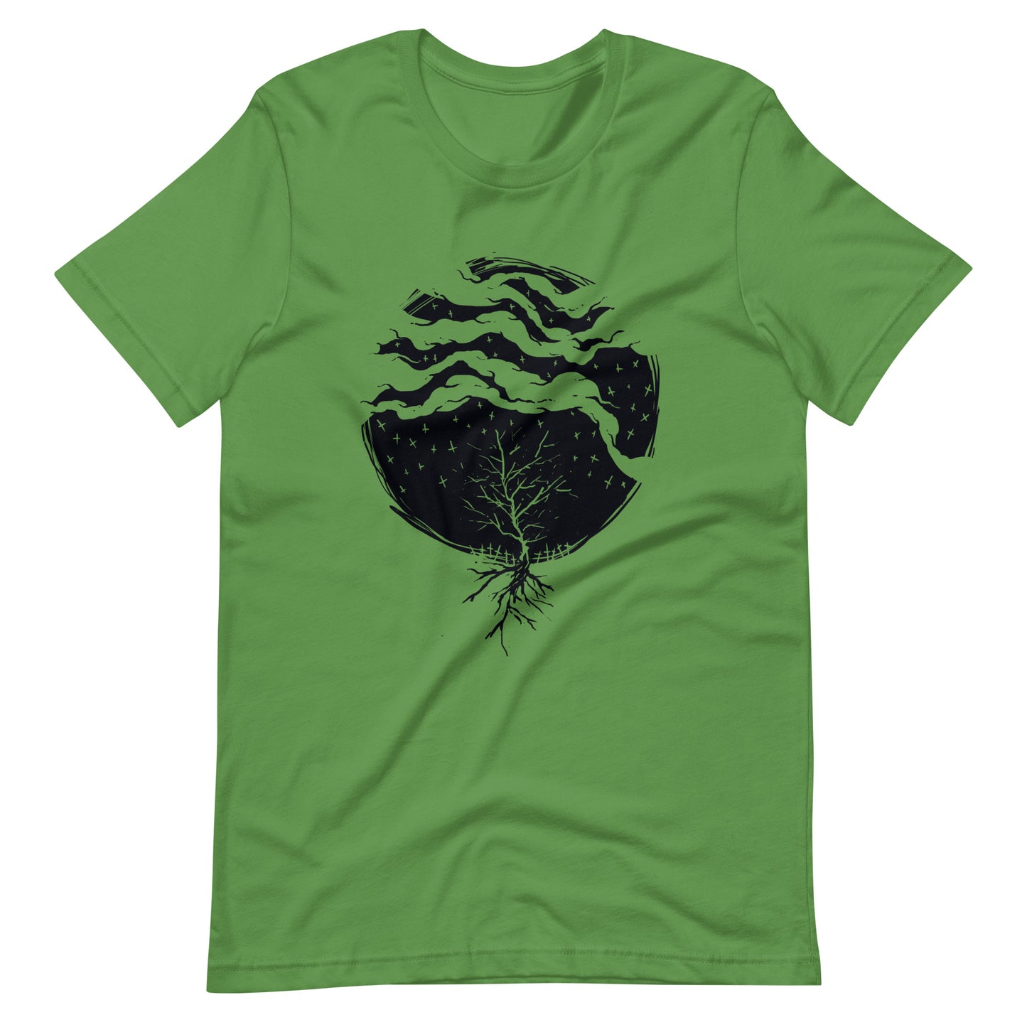 Dead Rain Black - Men's t-shirt - Leaf Front