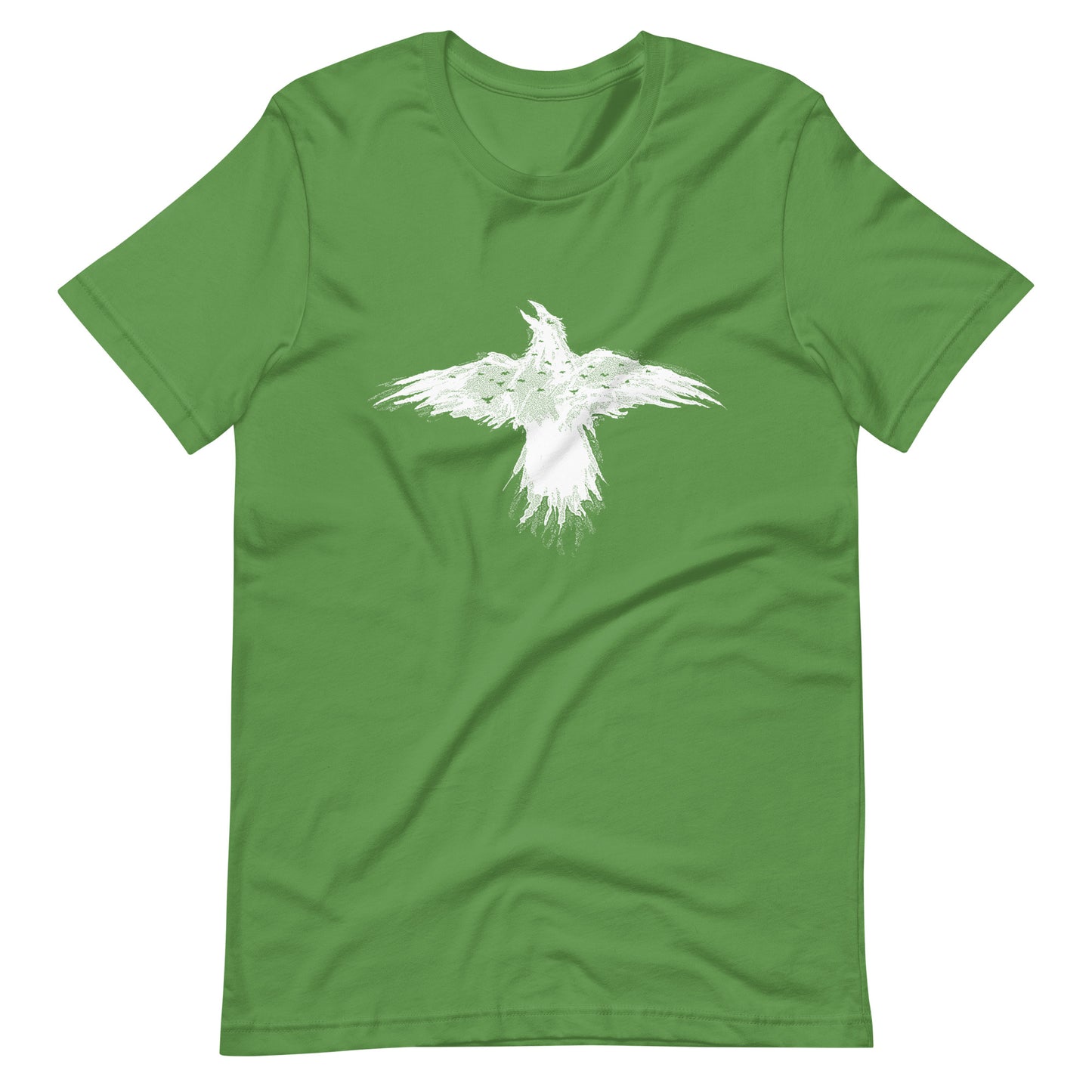 Flying Crow - Men's t-shirt - Leaf Front