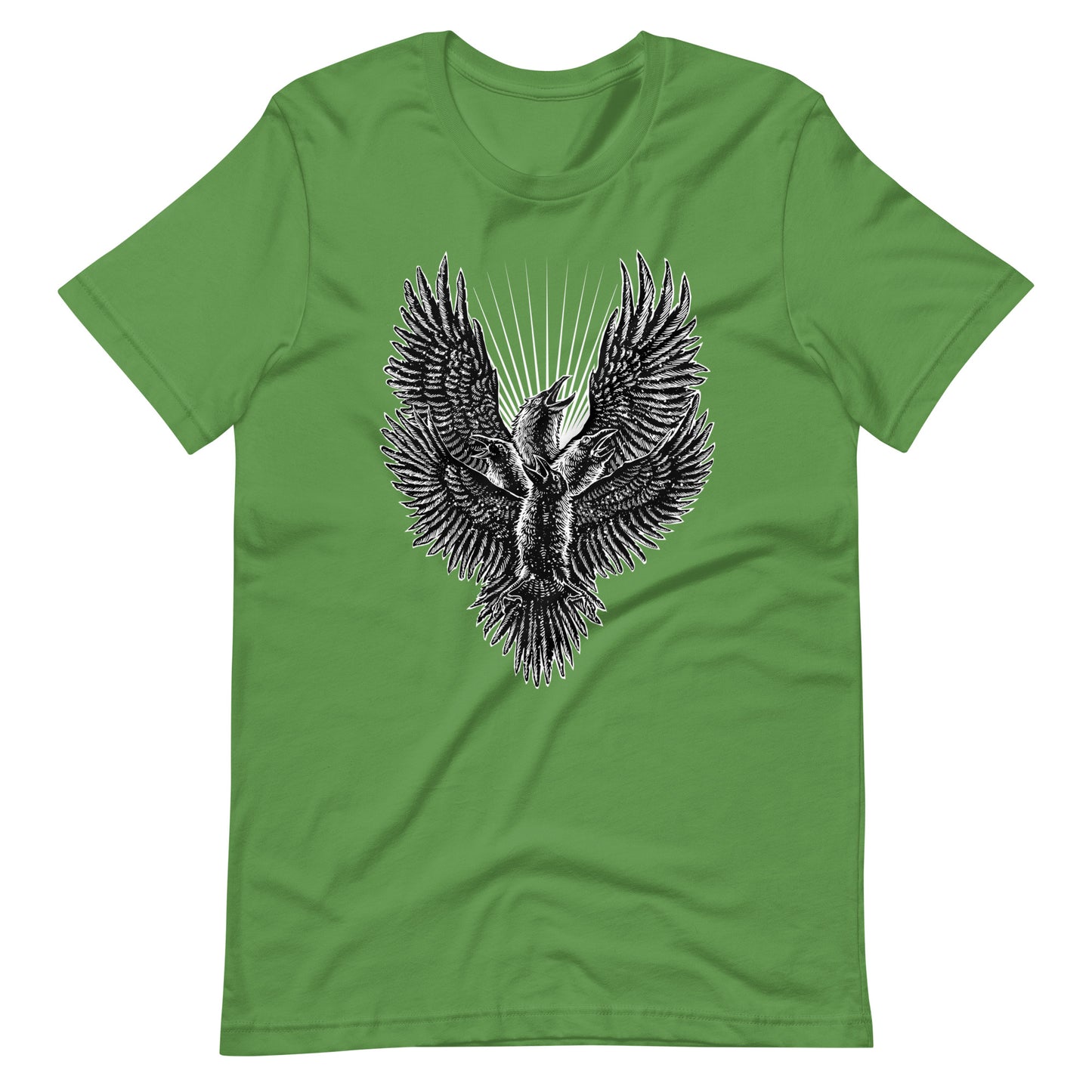 Luminous Crow - Men's t-shirt - Leaf Front