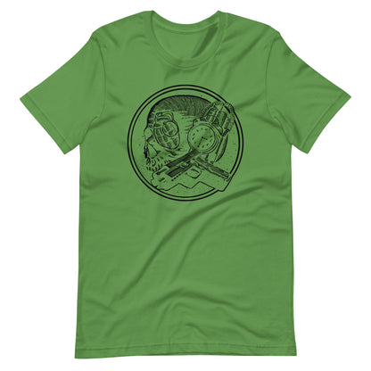 Boom as Hell Black - Men's t-shirt - Leaf Front