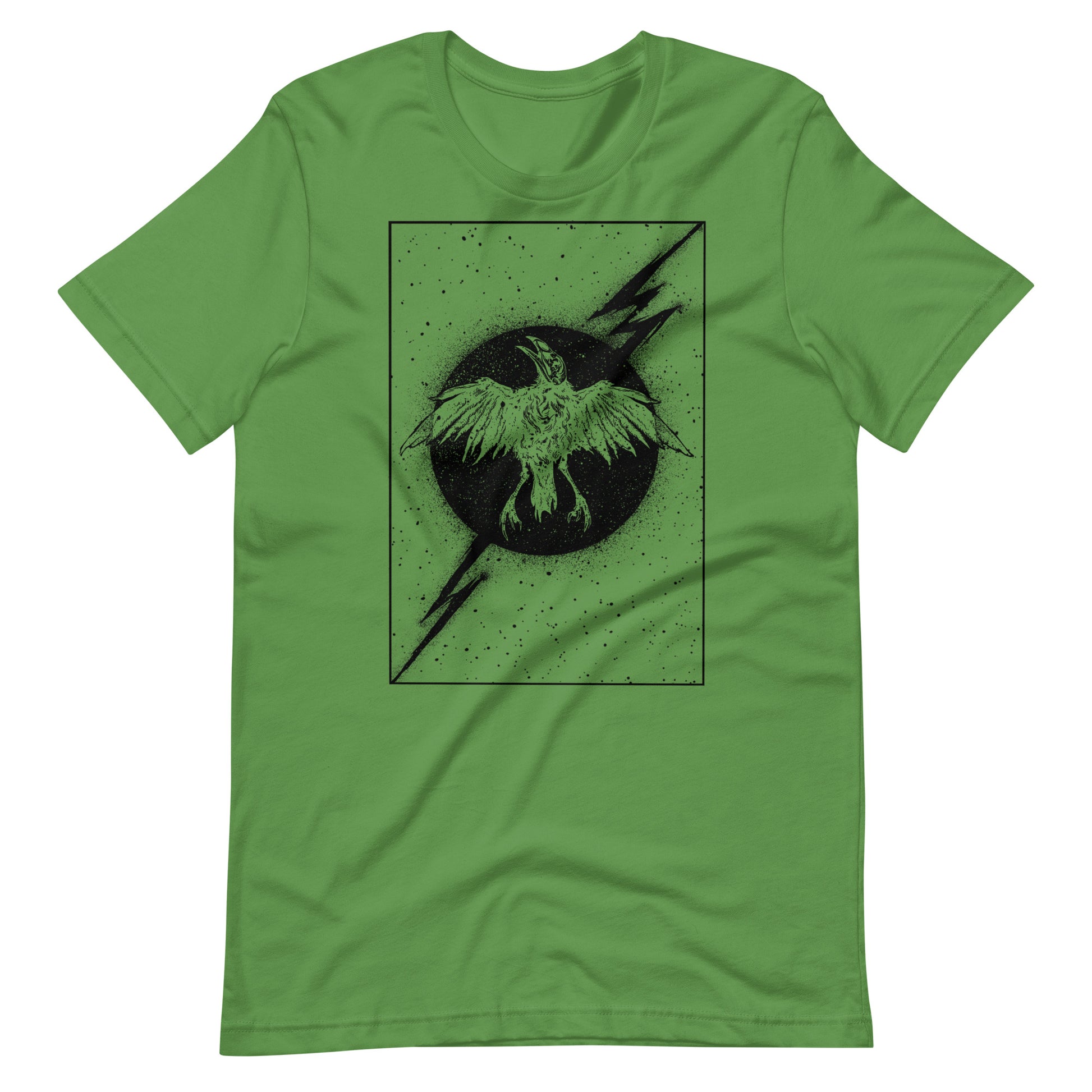 Night Thunder Black - Men's t-shirt - Leaf Front