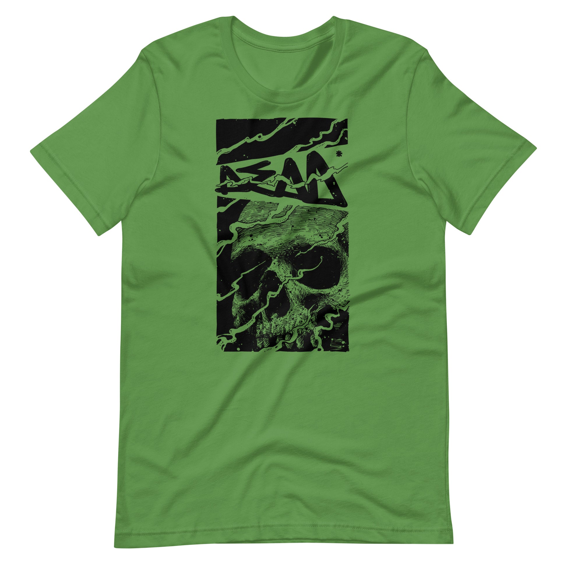 Skull Dead Black - Men's t-shirt - Leaf Front