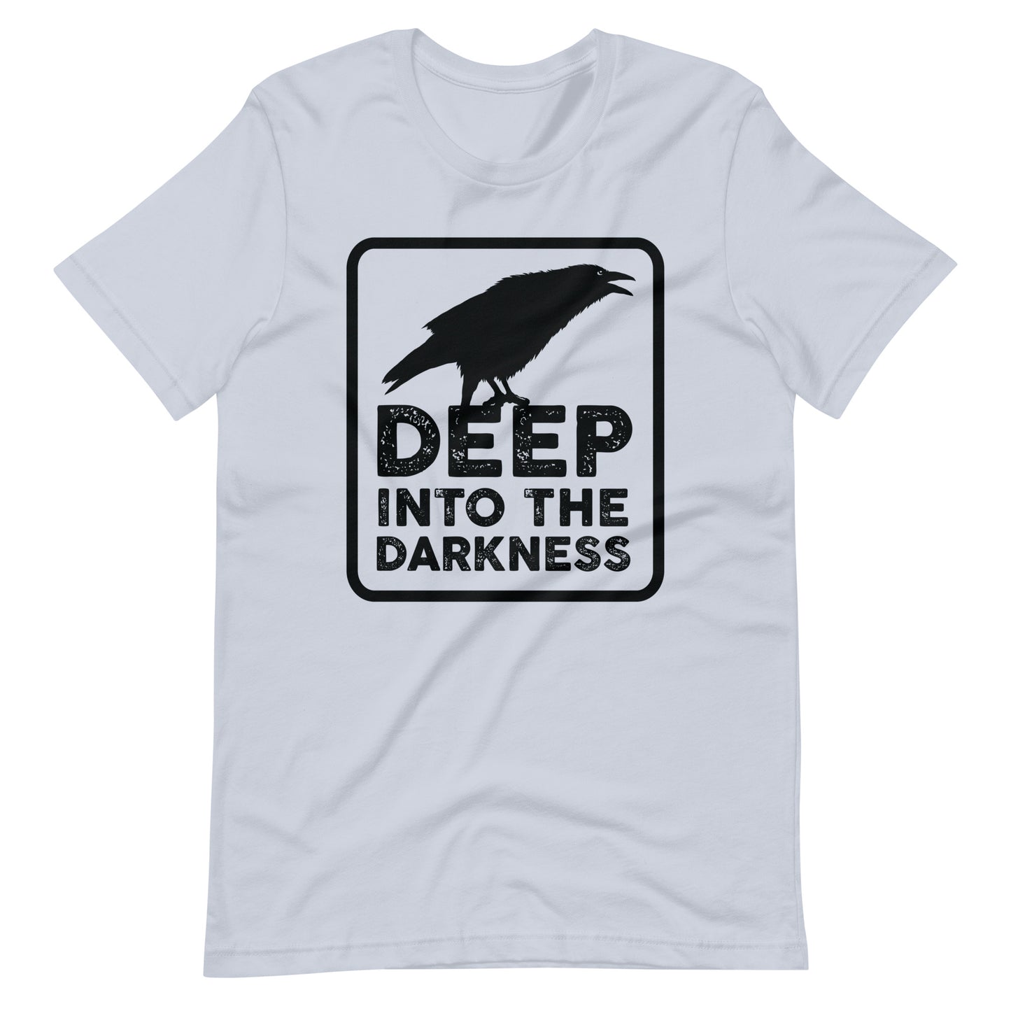 Raven Deep Into the Darkness - Men's t-shirt - Light Blue Front
