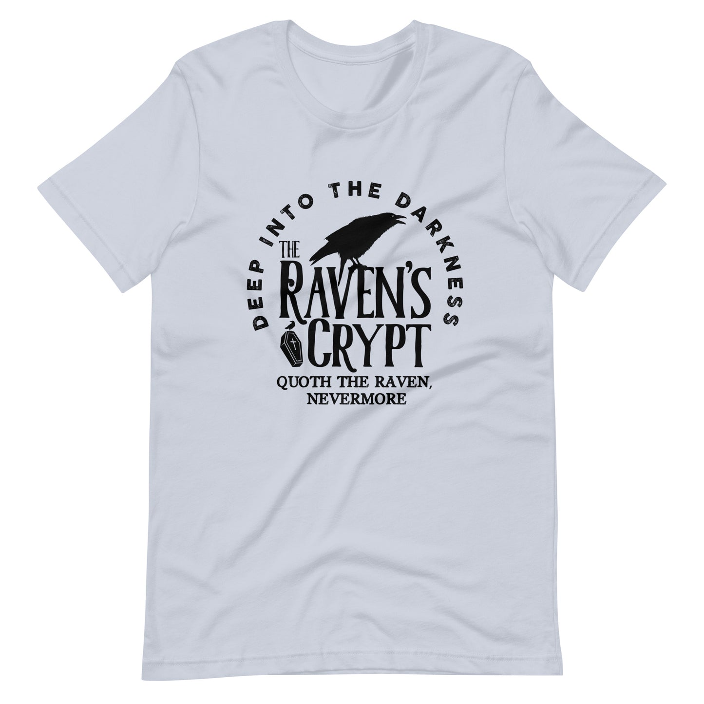 Deep Into the Darkness The Raven's Crypt - Men's t-shirt - Light Blue Front